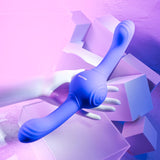 Evolved OUR GYRO VIBE - Purple 29.5 cm USB Rechargeable Super Double Vibrator - Image 2