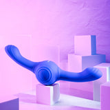 Evolved OUR GYRO VIBE - Purple 29.5 cm USB Rechargeable Super Double Vibrator - Image 3