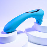 Evolved HEADS OR TAILS - Blue 19.3 cm USB Rechargeable Dual Ended Massager - Image 5