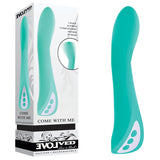 Evolved COME WITH ME - Teal 20.3 cm USB Rechargeable Vibrator with Flicking Head - Image 1