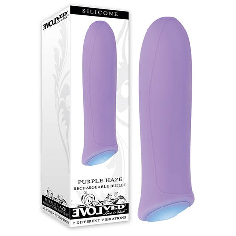 Evolved Purple Haze - Purple 8.6 cm (3.4'') USB Rechargeable Bullet - Image 1