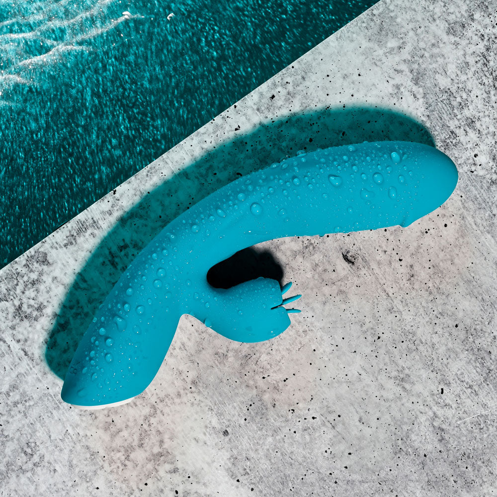 Evolved FIERCE FLICKER - Blue 19.5 cm Rabbit Flicker Vibrator