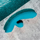 Evolved FIERCE FLICKER - Blue 19.5 cm USB Rechargeable Rabbit Flicker Vibrator - Image 5