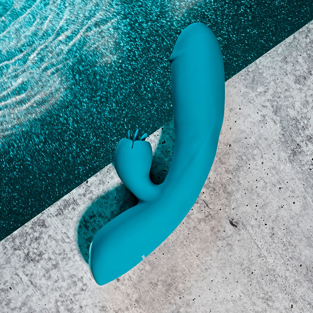 Evolved FIERCE FLICKER - Blue 19.5 cm Rabbit Flicker Vibrator