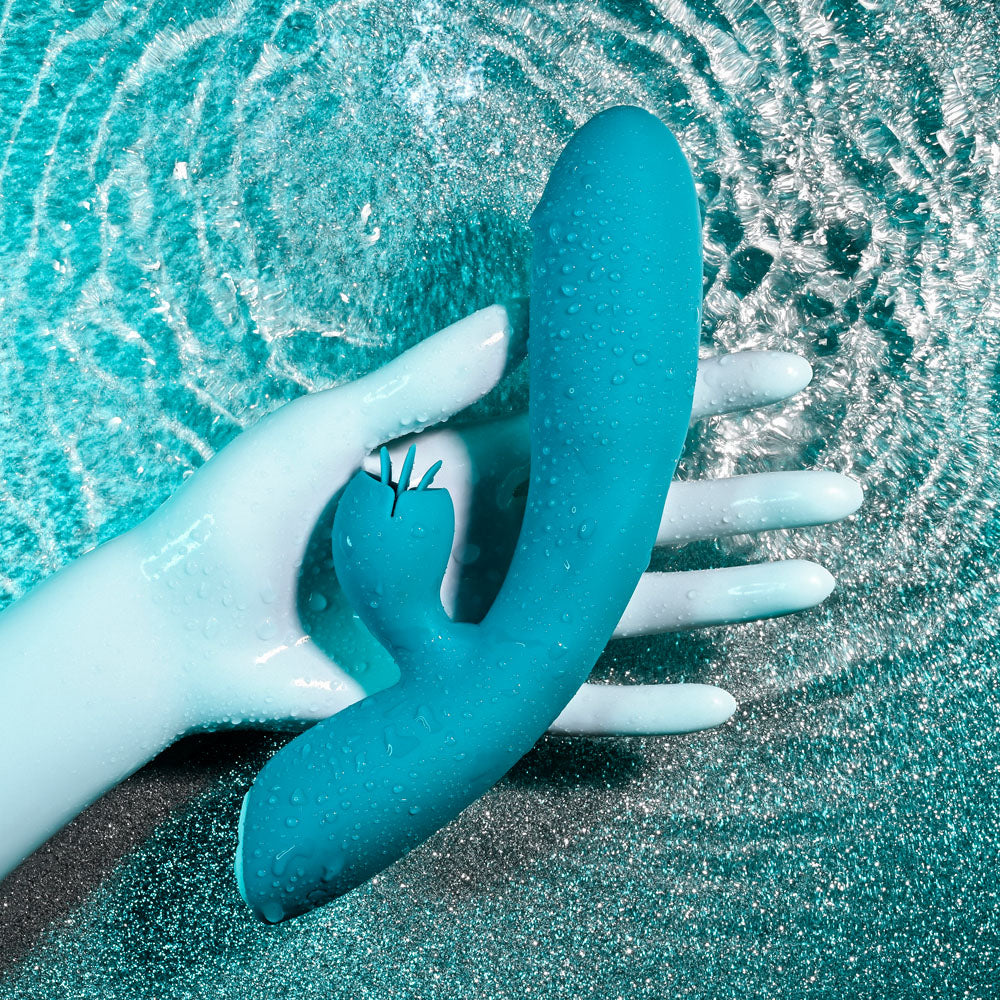 Evolved FIERCE FLICKER - Blue 19.5 cm Rabbit Flicker Vibrator
