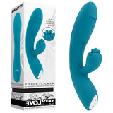 Evolved FIERCE FLICKER - Blue 19.5 cm USB Rechargeable Rabbit Flicker Vibrator - Image 1