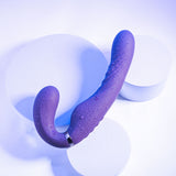 Evolved SHARE THE LOVE - Purple 22.9 cm USB Rechargeable Inflatable Strapless Strap-On - Image 3