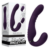 Evolved SHARE THE LOVE - Purple 22.9 cm USB Rechargeable Inflatable Strapless Strap-On - Image 1
