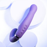 Evolved SHARE THE LOVE - Purple 22.9 cm USB Rechargeable Inflatable Strapless Strap-On - Image 5