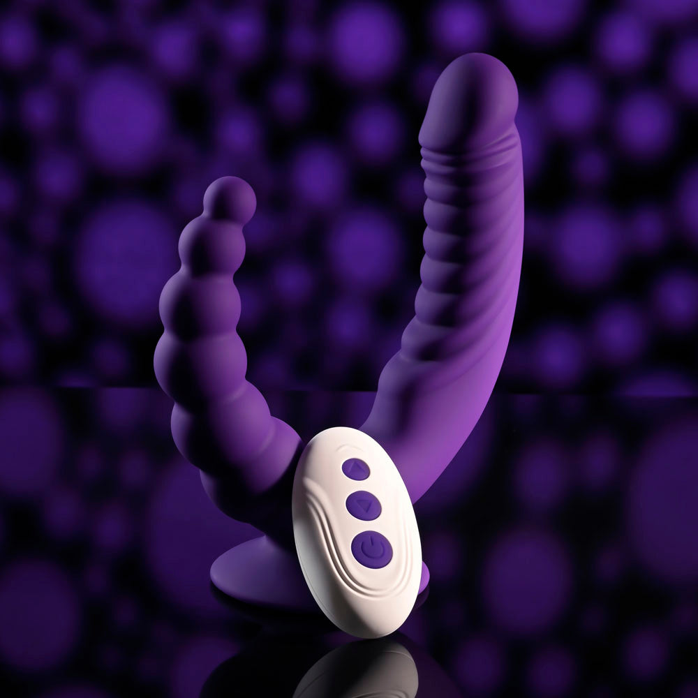 Evolved THE RIDER - Purple Double Ended Vibrator