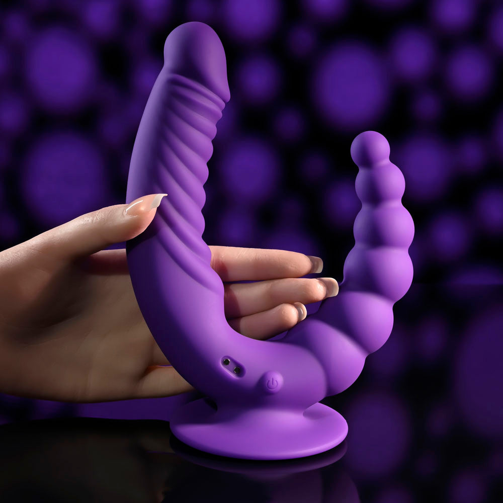 Evolved THE RIDER - Purple Double Ended Vibrator