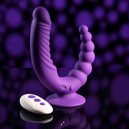Evolved THE RIDER - Purple Double Ended Vibrator