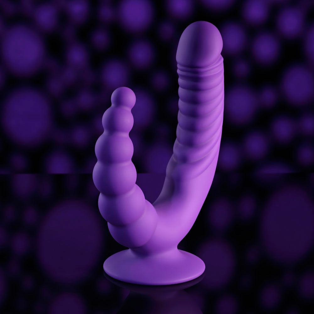 Evolved THE RIDER - Purple Double Ended Vibrator