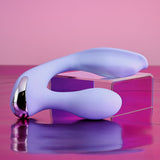 Evolved EVERY WAY PLAY - Purple 12.8 cm USB Rechargeable Rabbit Vibrator with Wireless Remote Control - Image 4