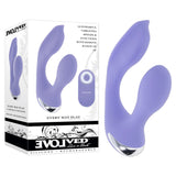Evolved EVERY WAY PLAY - Purple 12.8 cm USB Rechargeable Rabbit Vibrator with Wireless Remote Control - Image 1