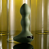 Evolved LIEUTENANT - Green 12.2 cm USB Rechargeable Vibrating Butt Plug - Image 2