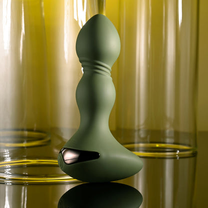Evolved LIEUTENANT - Green 12.2 cm Vibrating Butt Plug