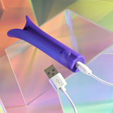 Evolved FULL COVERAGE - Purple 11.9 cm USB Rechargeable Bullet - Image 8