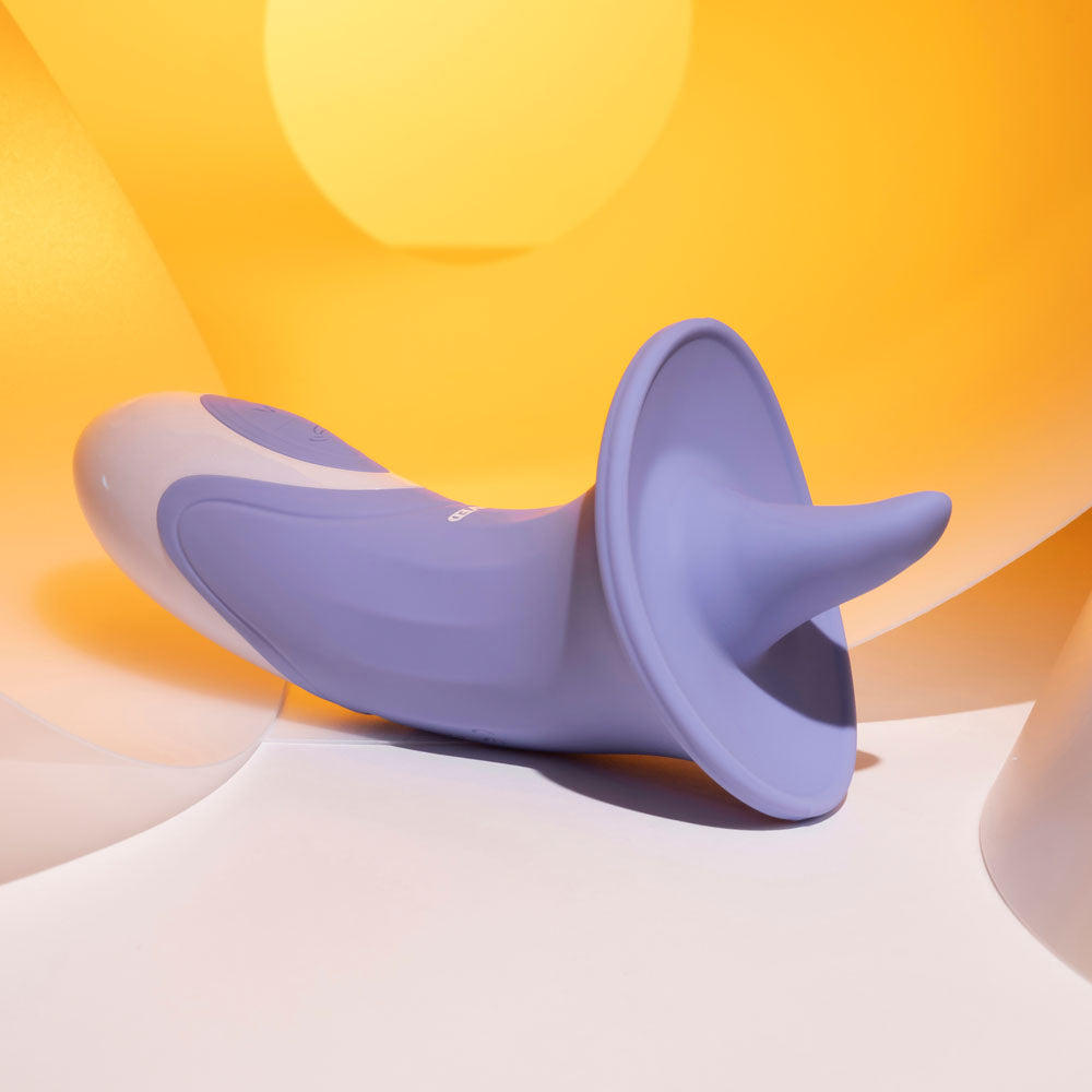 Evolved LIX & KISSES - Purple 18.7 cm Flicking Tongue Stimulator