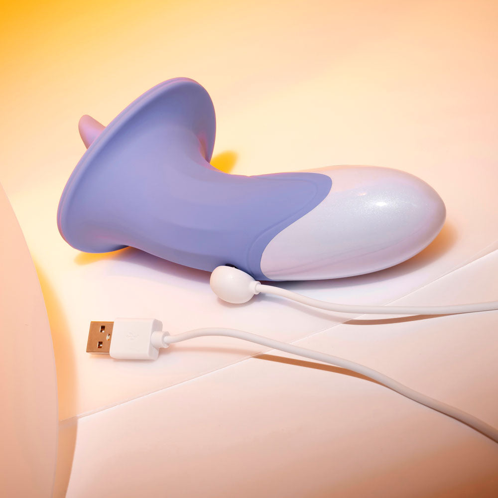 Evolved LIX & KISSES - Purple 18.7 cm Flicking Tongue Stimulator