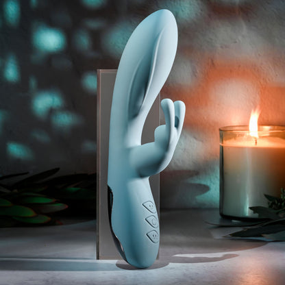 Evolved BOSS BUNNY - Baby Blue 20.1 cm Rabbit Vibrator