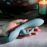 Evolved BOSS BUNNY - Baby Blue 20.1 cm USB Rechargeable Rabbit Vibrator - Image 4
