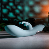 Evolved BOSS BUNNY - Baby Blue 20.1 cm USB Rechargeable Rabbit Vibrator - Image 6