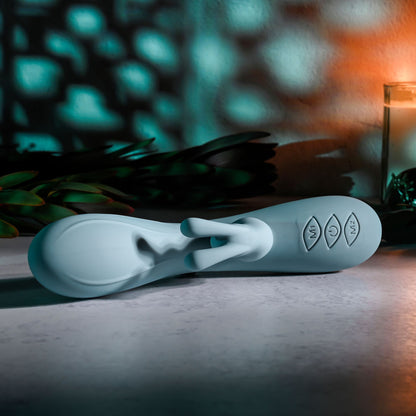 Evolved BOSS BUNNY - Baby Blue 20.1 cm Rabbit Vibrator