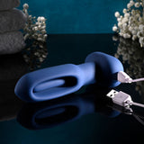 Evolved THE FLAPPER - Blue 14 cm USB Rechargeable Vibrating and Flapping Butt Plug with Remote - Image 9