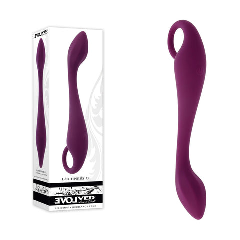 Evolved LOCHNESS G - Purple 19 cm USB Rechargeable Vibrator - Image 1