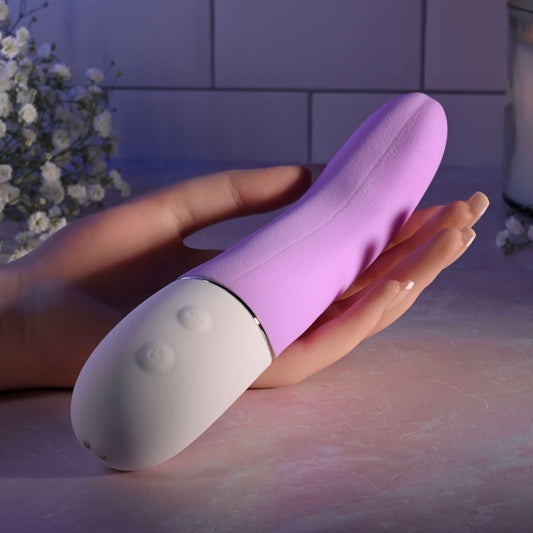 Evolved SLIP OF THE TONGUE - Purple 21.1 cm Flicking Tongue Vibrator