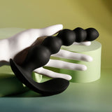 Evolved BEAD ME UP - Black 16.8 cm USB Rechargeable Vibrating Anal Beads with Wireless Remote - Image 6