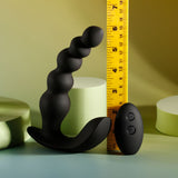 Evolved BEAD ME UP - Black 16.8 cm USB Rechargeable Vibrating Anal Beads with Wireless Remote - Image 7