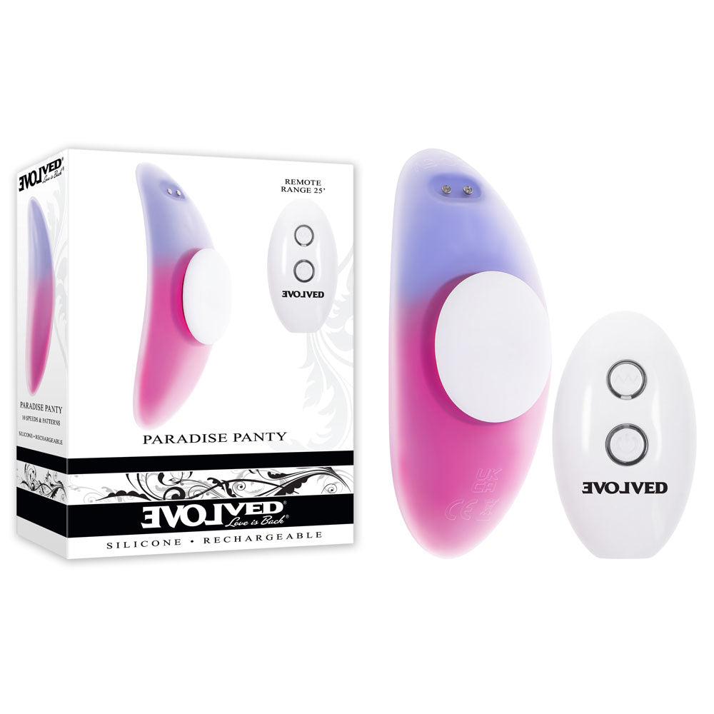 Evolved PARADISE PANTY - Pink/Purple Panty Vibrator