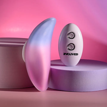 Evolved PARADISE PANTY - Pink/Purple USB Rechargeable Panty Vibrator with Remote Control