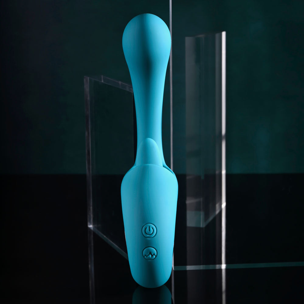 Evolved HOW MANY LICKS - Blue 17.8 cm Vibrator