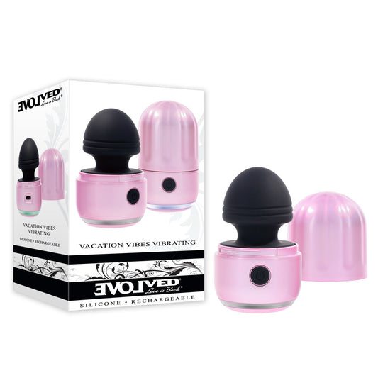 Evolved VACATION VIBES - VIBRATING - Pink/Black Vibrating Stimulator