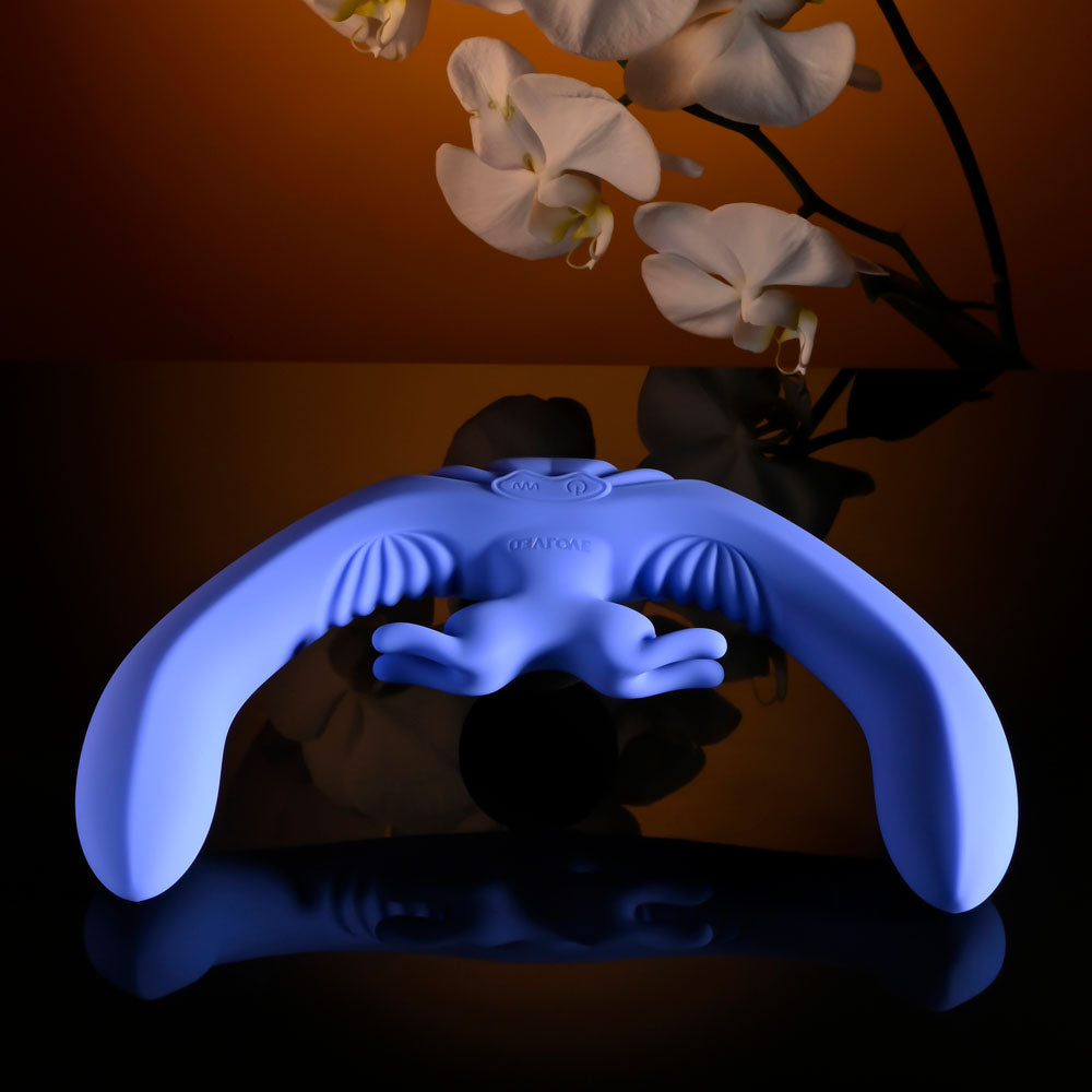 Evolved LOVEBIRDS - Purple 20.8 cm Double-Ended Rabbit Vibrator