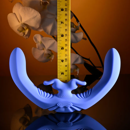 Evolved LOVEBIRDS - Purple 20.8 cm Double-Ended Rabbit Vibrator
