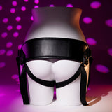 Evolved GIVING VIBES - Black 14.6 cm USB Rechargeable Vibrating Strap-On with Remote - Image 6