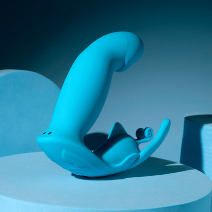 Evolved SPREAD YOUR WINGS - Blue Wearable Butterfly Vibrator