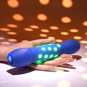 Evolved DISCO DIVA - Blue 20.9 cm USB Rechargeable Light Up Vibrator