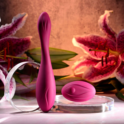Evolved CHERRY POSE - Pink 16.1 cm Flexible & Posable Vibrator