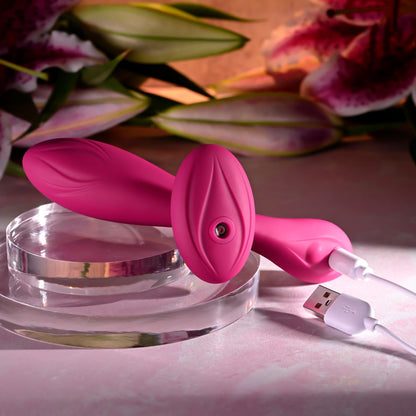 Evolved CHERRY POSE - Pink 16.1 cm Flexible & Posable Vibrator