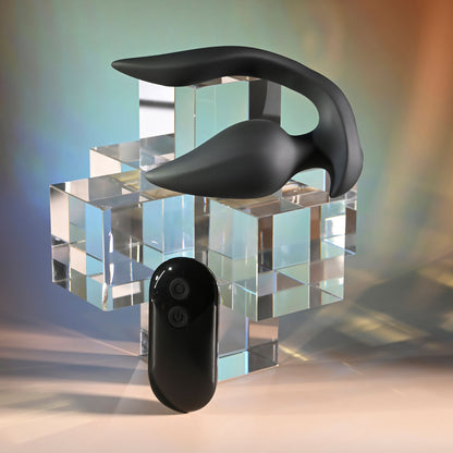 Evolved THE GENIE - Black 11.2 cm Vibrating Plug