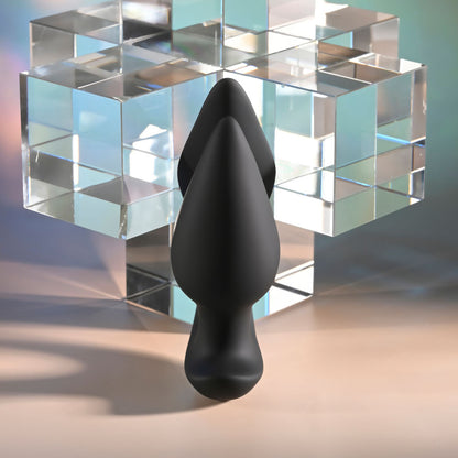 Evolved THE GENIE - Black 11.2 cm Vibrating Plug