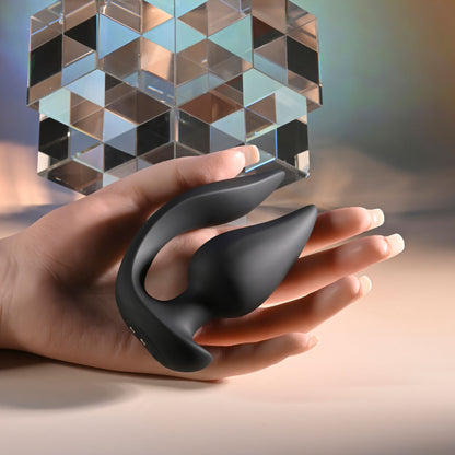 Evolved THE GENIE - Black 11.2 cm Vibrating Plug