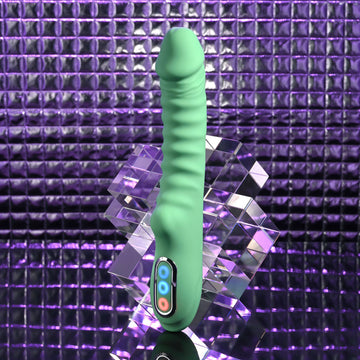 Evolved FULL THROTTLE - Mint Green 24.1 cm USB Rechargeable Vibrator