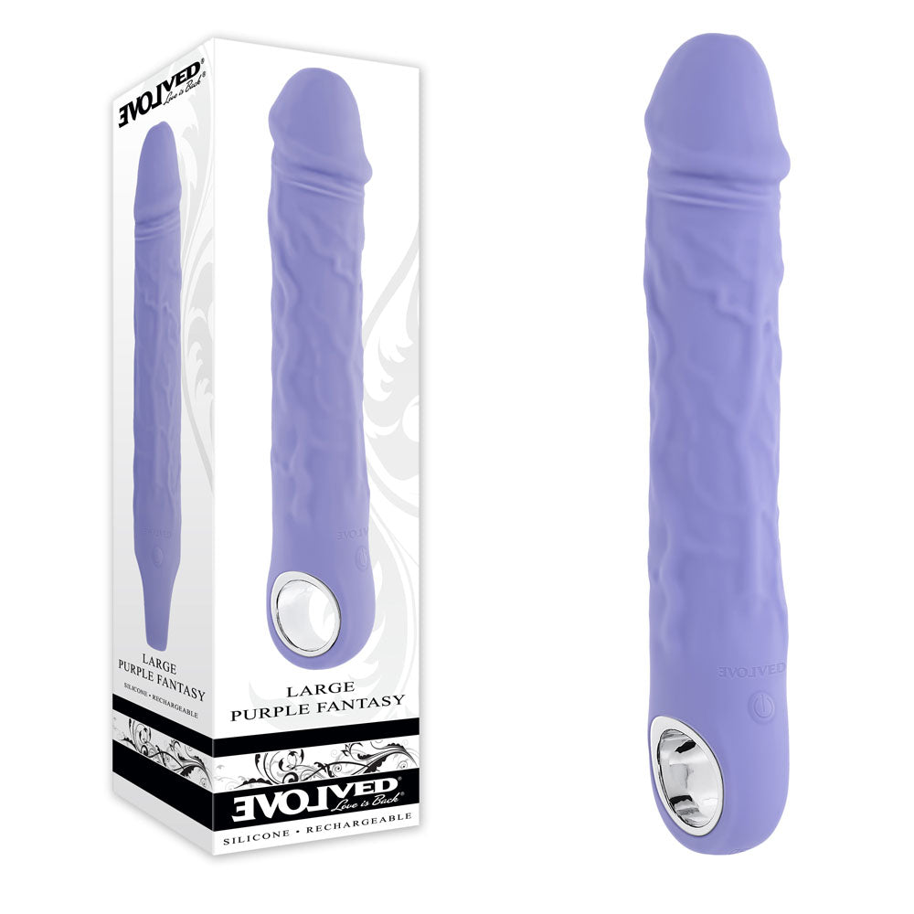 Evolved LARGE PURPLE FANTASY - Purple 21.8 cm Vibrator