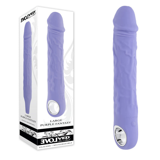 Evolved LARGE PURPLE FANTASY - Purple 21.8 cm Vibrator